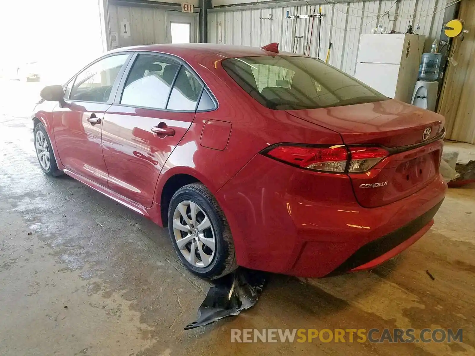 3 Photograph of a damaged car JTDEPRAE0LJ018173 TOYOTA COROLLA 2020