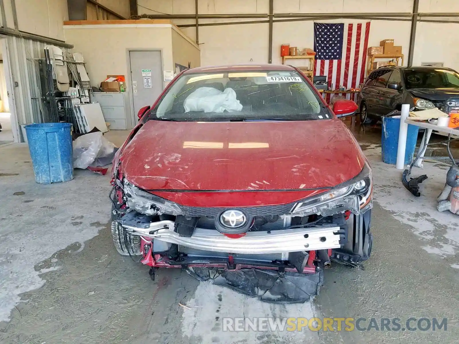 9 Photograph of a damaged car JTDEPRAE0LJ018173 TOYOTA COROLLA 2020