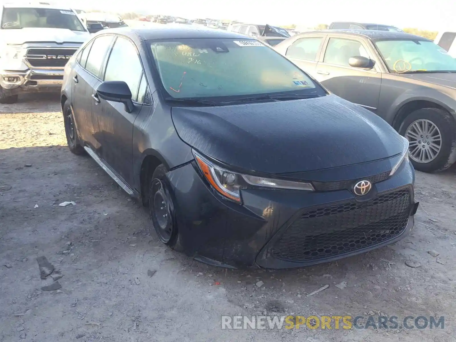 1 Photograph of a damaged car JTDEPRAE0LJ018187 TOYOTA COROLLA 2020