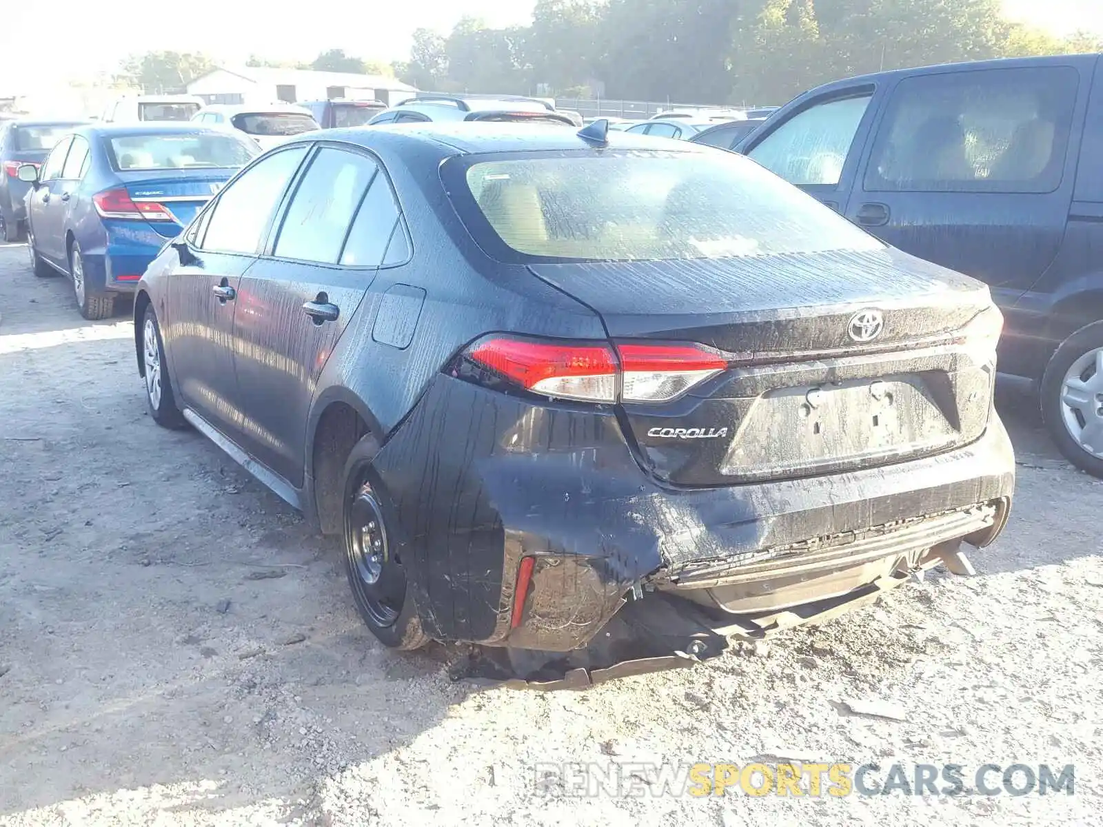 3 Photograph of a damaged car JTDEPRAE0LJ018187 TOYOTA COROLLA 2020