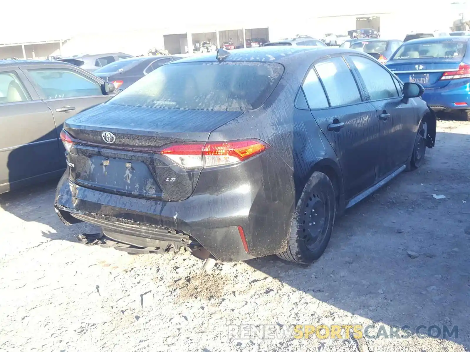 4 Photograph of a damaged car JTDEPRAE0LJ018187 TOYOTA COROLLA 2020