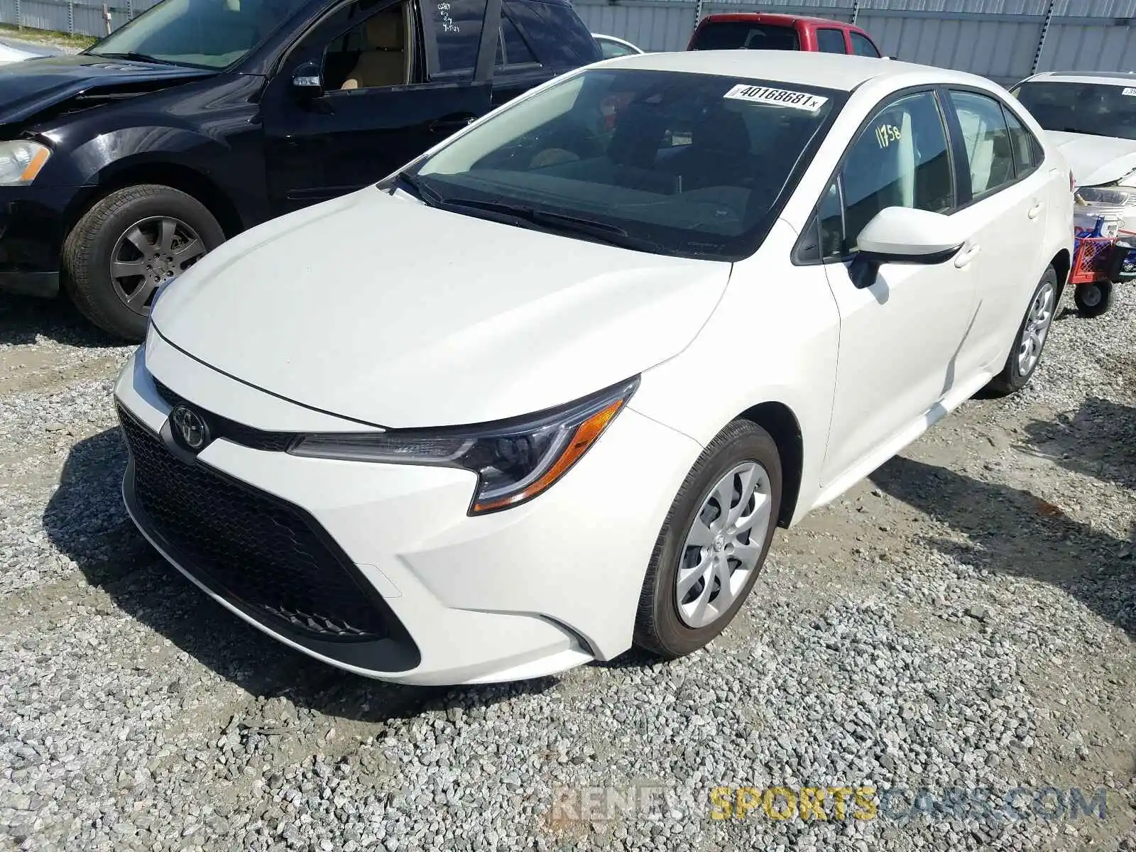 2 Photograph of a damaged car JTDEPRAE0LJ018674 TOYOTA COROLLA 2020