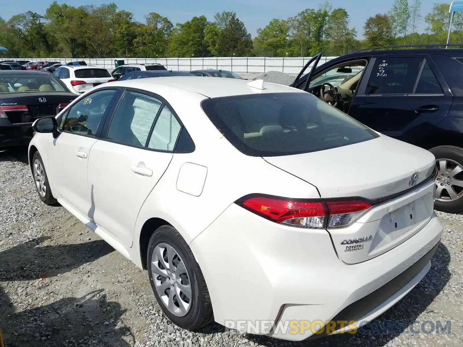 3 Photograph of a damaged car JTDEPRAE0LJ018674 TOYOTA COROLLA 2020