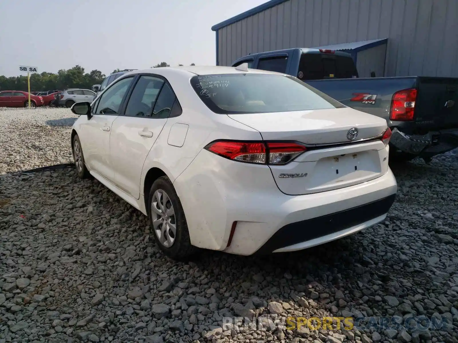 3 Photograph of a damaged car JTDEPRAE0LJ019114 TOYOTA COROLLA 2020