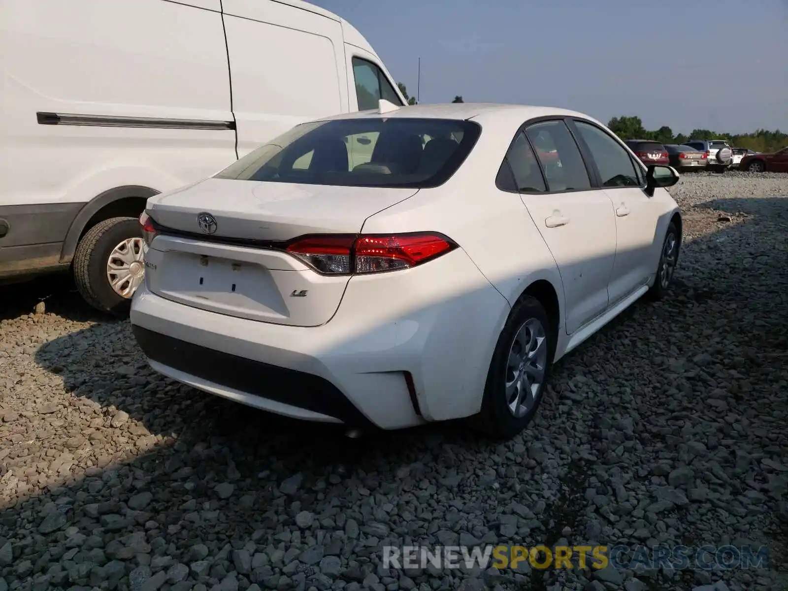 4 Photograph of a damaged car JTDEPRAE0LJ019114 TOYOTA COROLLA 2020