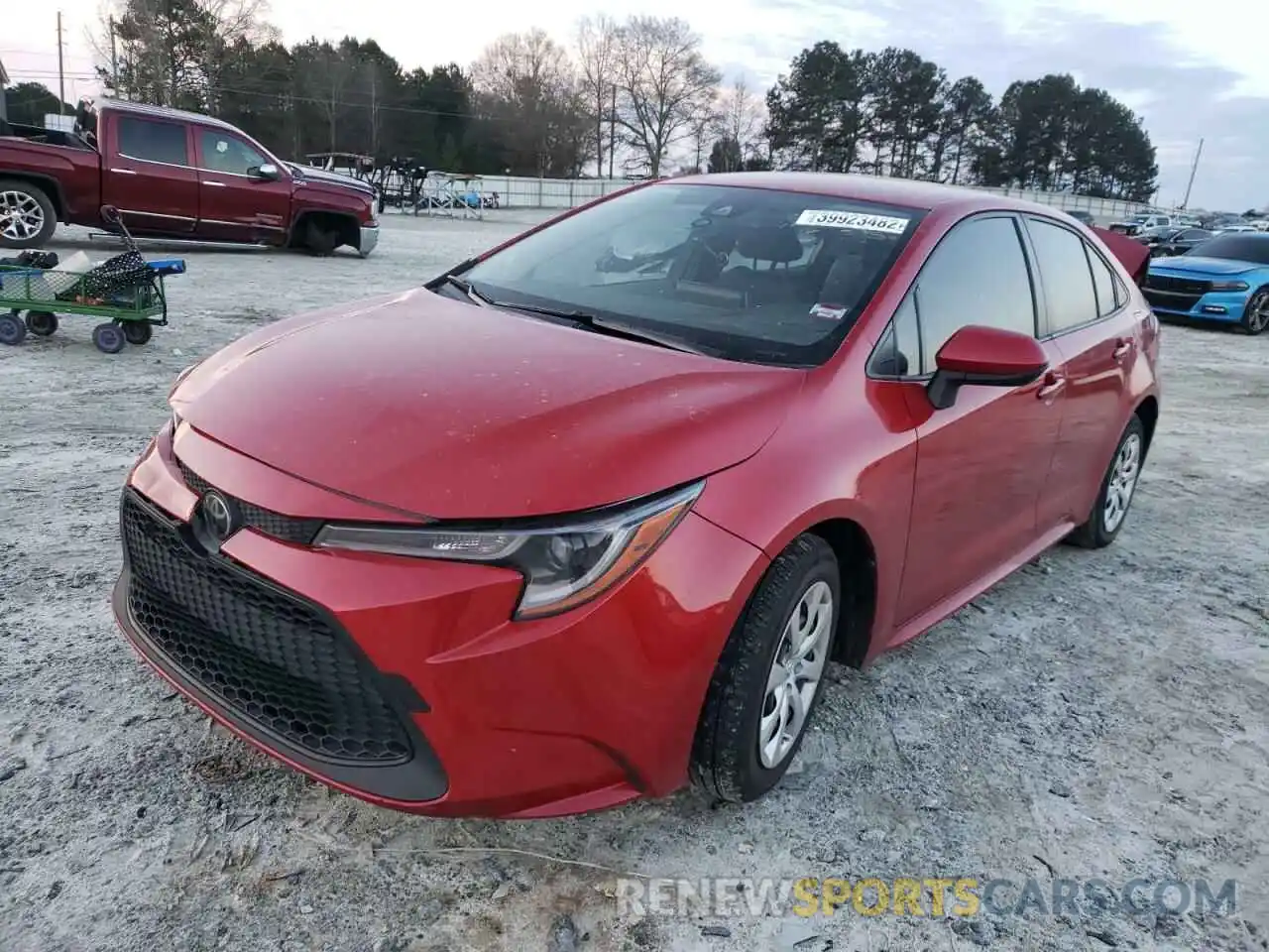 2 Photograph of a damaged car JTDEPRAE0LJ019145 TOYOTA COROLLA 2020