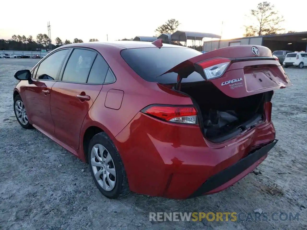 3 Photograph of a damaged car JTDEPRAE0LJ019145 TOYOTA COROLLA 2020