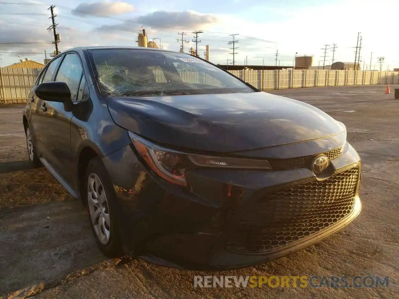 9 Photograph of a damaged car JTDEPRAE0LJ019338 TOYOTA COROLLA 2020