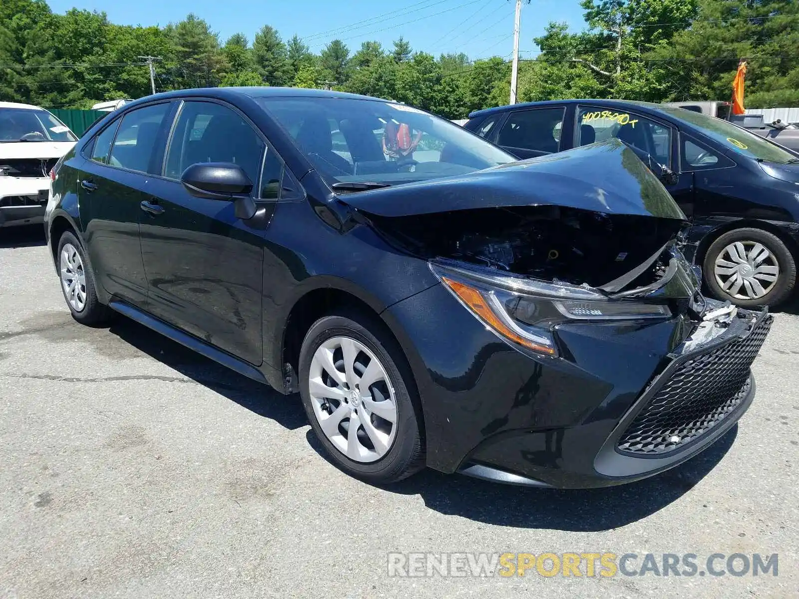 1 Photograph of a damaged car JTDEPRAE0LJ019470 TOYOTA COROLLA 2020