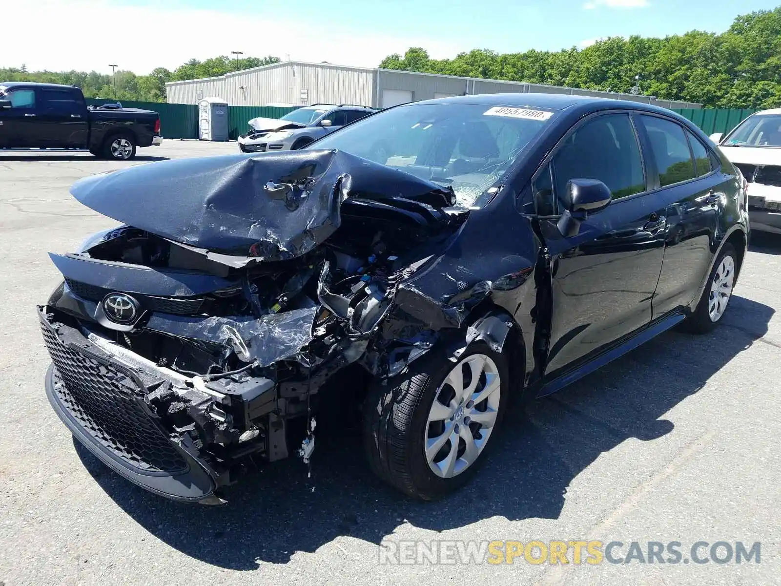 2 Photograph of a damaged car JTDEPRAE0LJ019470 TOYOTA COROLLA 2020