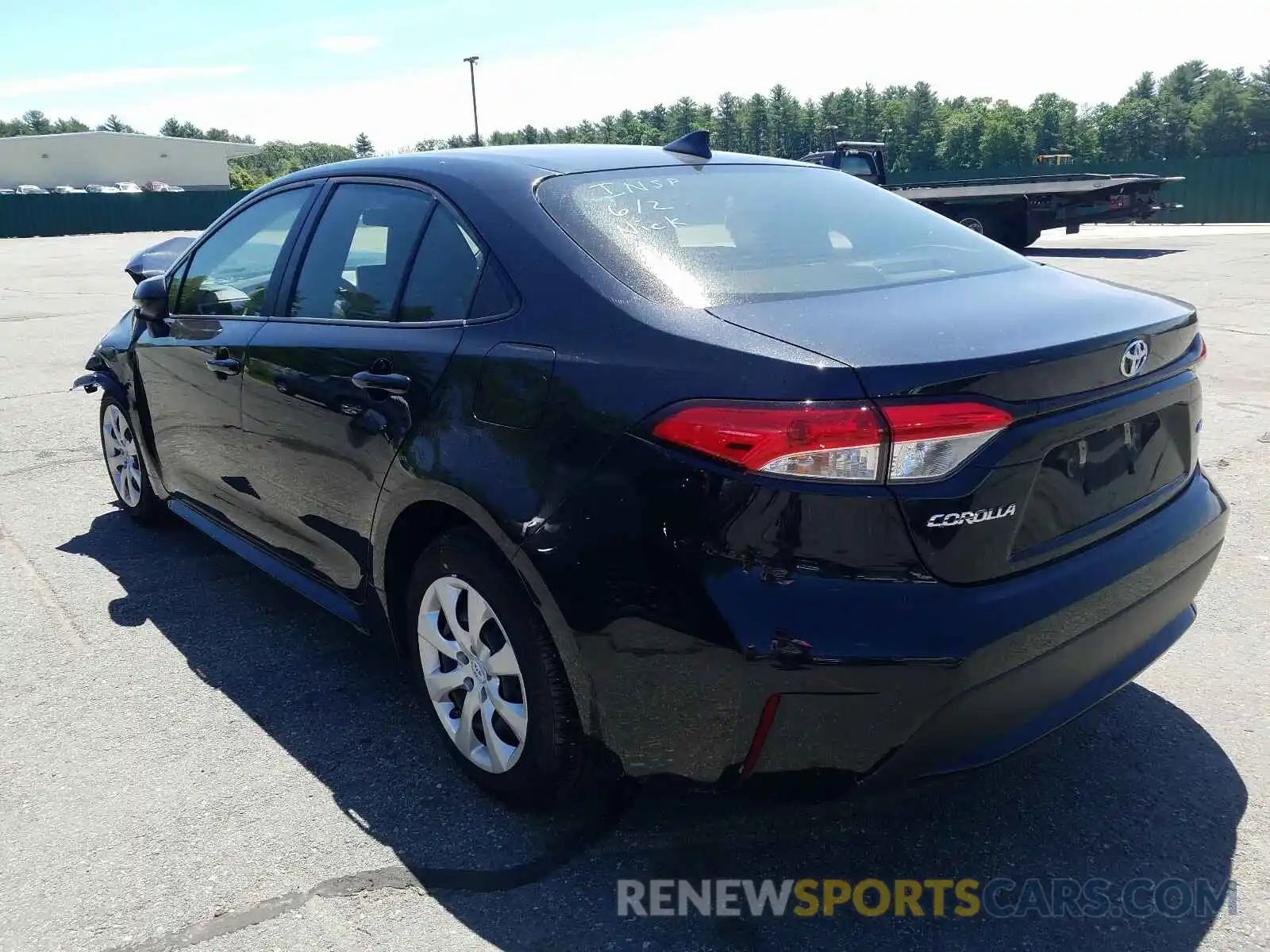 3 Photograph of a damaged car JTDEPRAE0LJ019470 TOYOTA COROLLA 2020