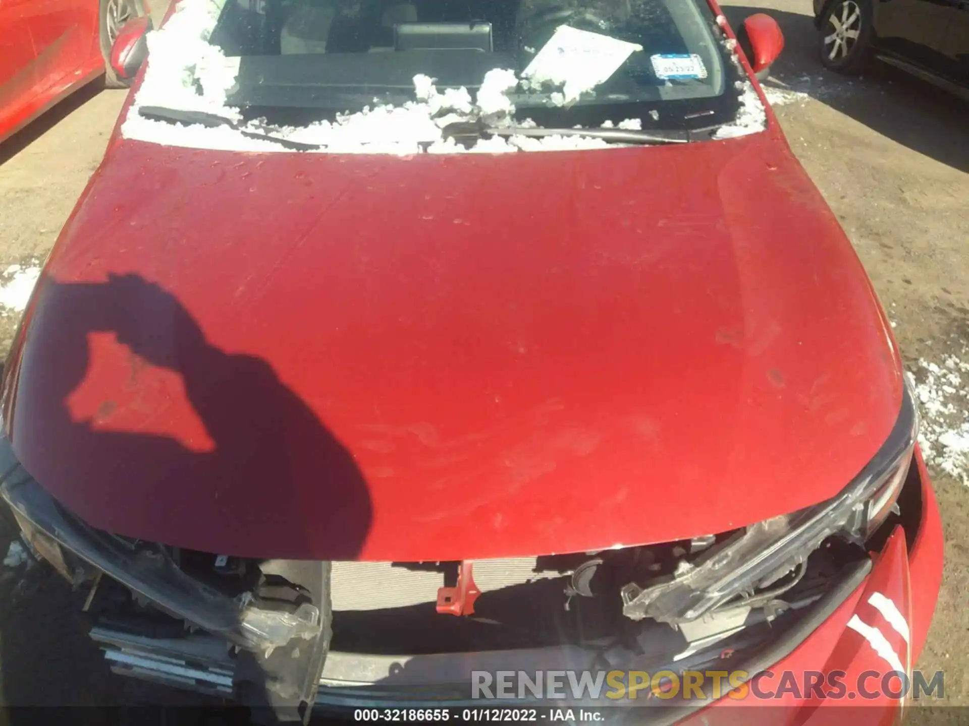 10 Photograph of a damaged car JTDEPRAE0LJ019534 TOYOTA COROLLA 2020