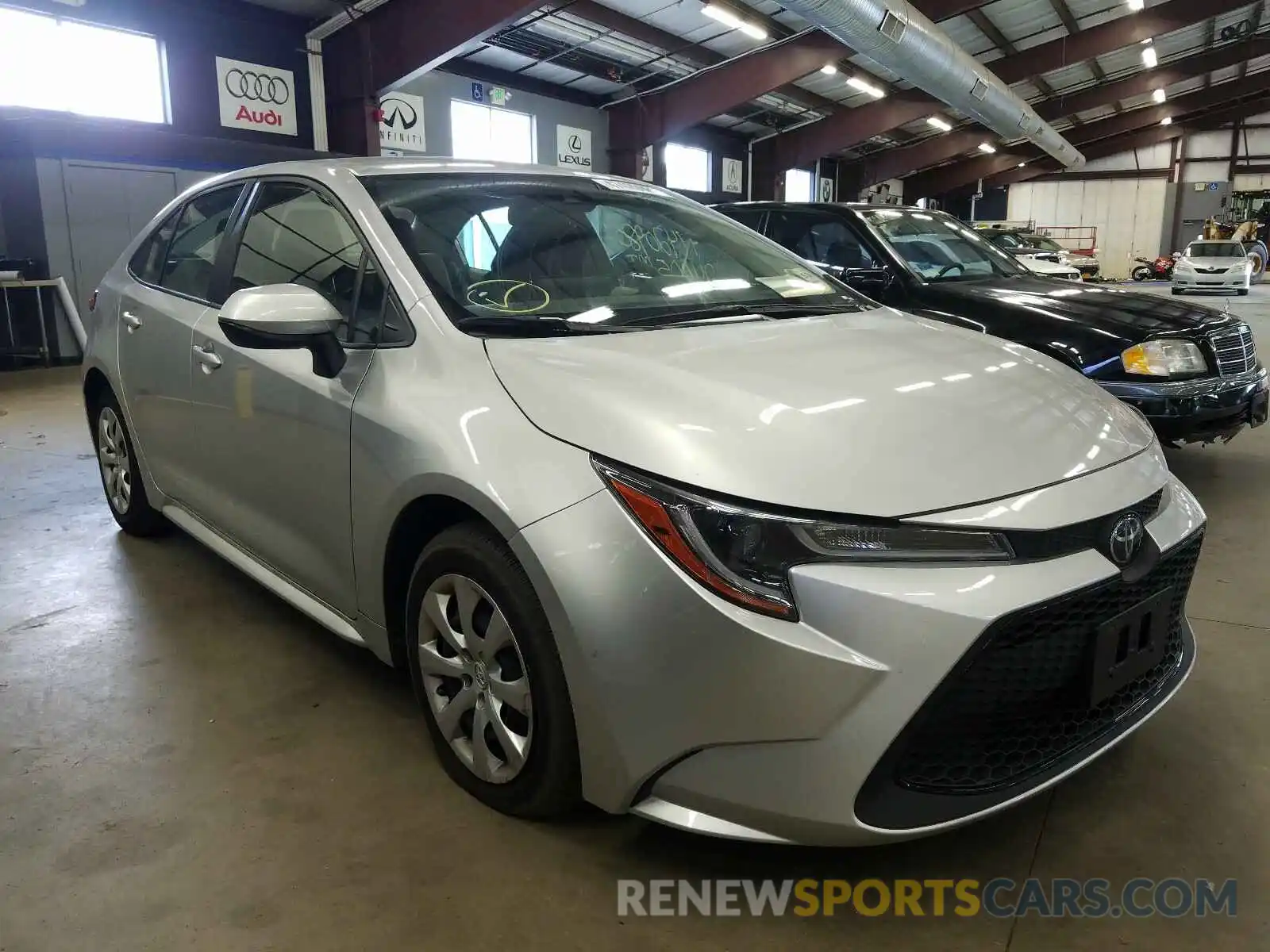 1 Photograph of a damaged car JTDEPRAE0LJ019775 TOYOTA COROLLA 2020