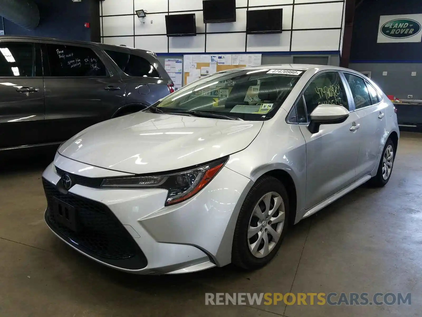 2 Photograph of a damaged car JTDEPRAE0LJ019775 TOYOTA COROLLA 2020