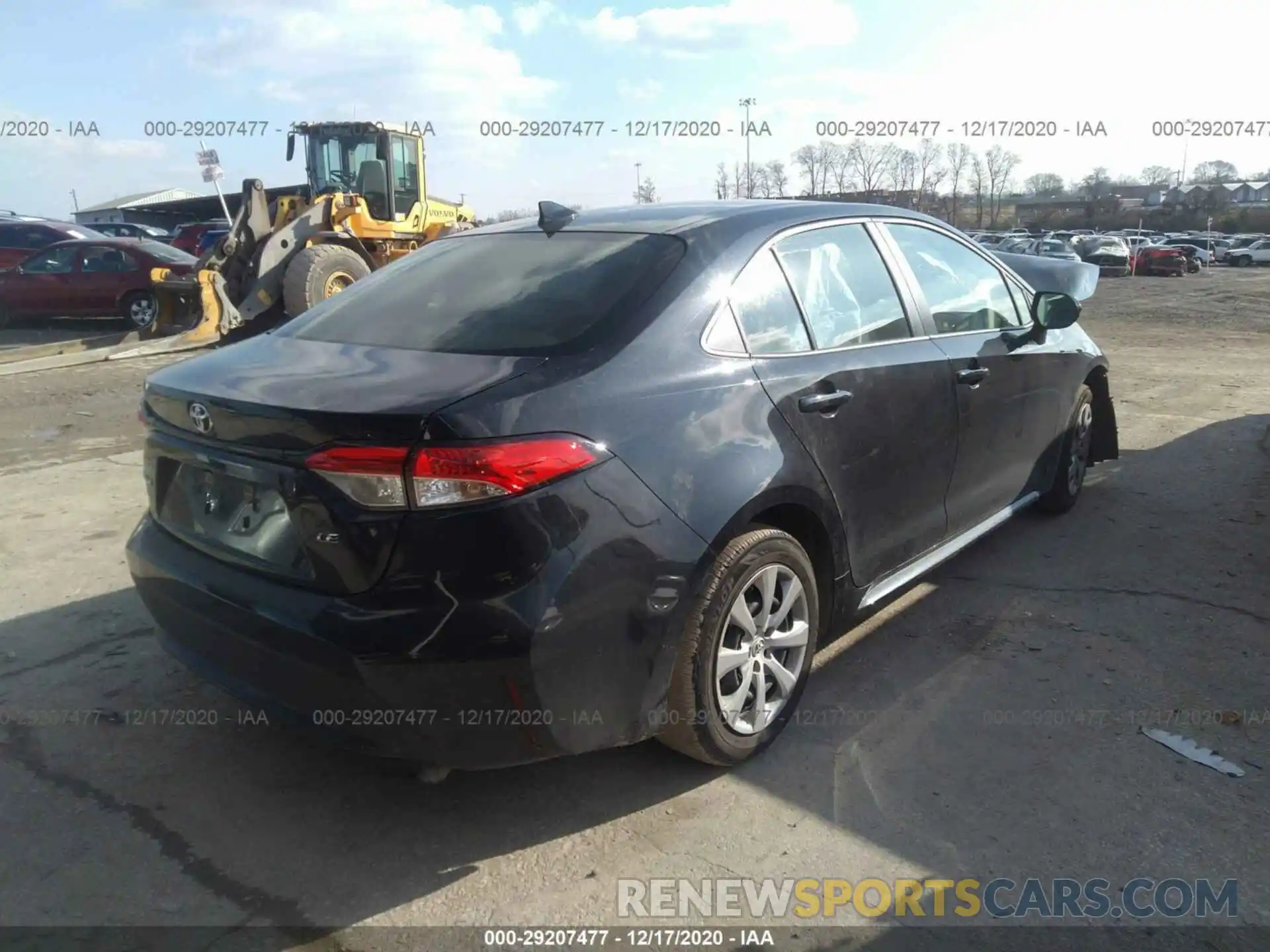 4 Photograph of a damaged car JTDEPRAE0LJ020067 TOYOTA COROLLA 2020