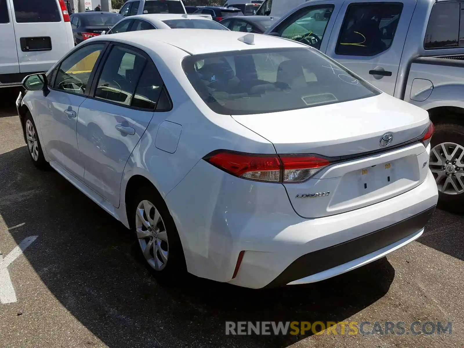 3 Photograph of a damaged car JTDEPRAE0LJ020151 TOYOTA COROLLA 2020