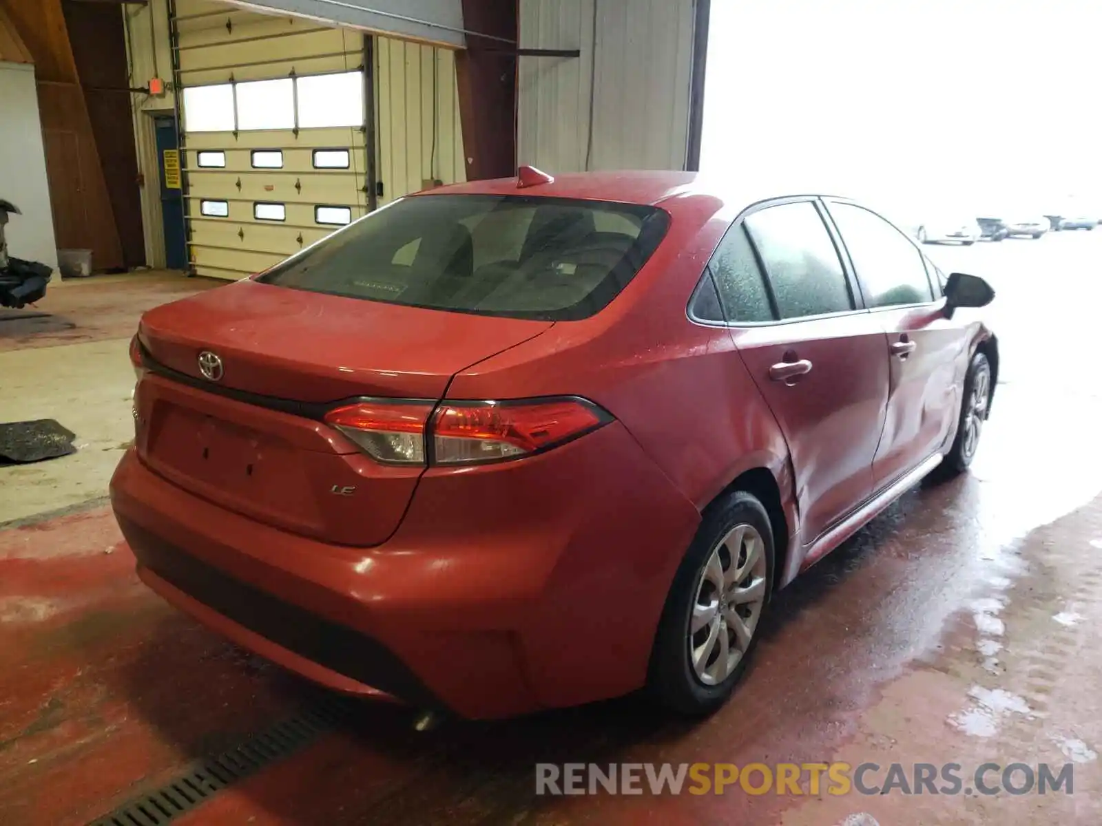 4 Photograph of a damaged car JTDEPRAE0LJ020277 TOYOTA COROLLA 2020