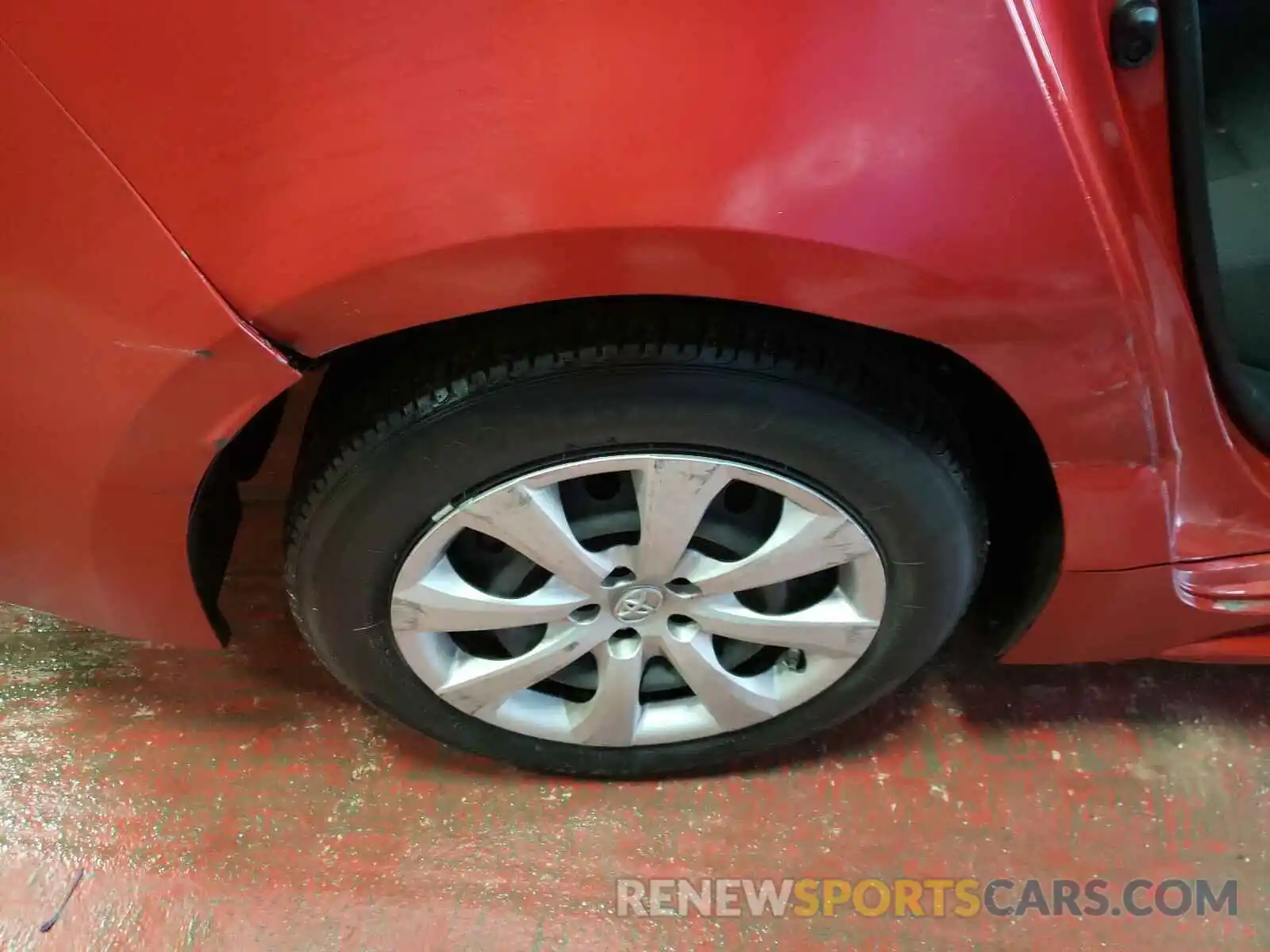 9 Photograph of a damaged car JTDEPRAE0LJ020277 TOYOTA COROLLA 2020