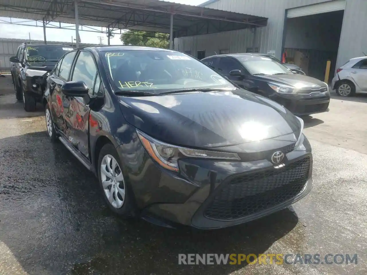 1 Photograph of a damaged car JTDEPRAE0LJ020425 TOYOTA COROLLA 2020