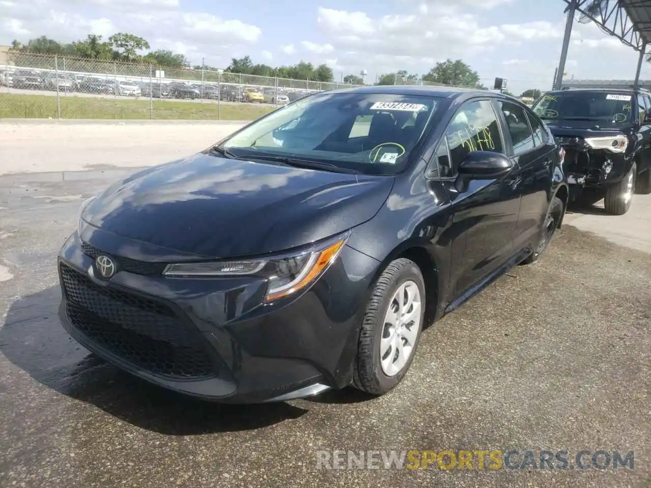 2 Photograph of a damaged car JTDEPRAE0LJ020425 TOYOTA COROLLA 2020