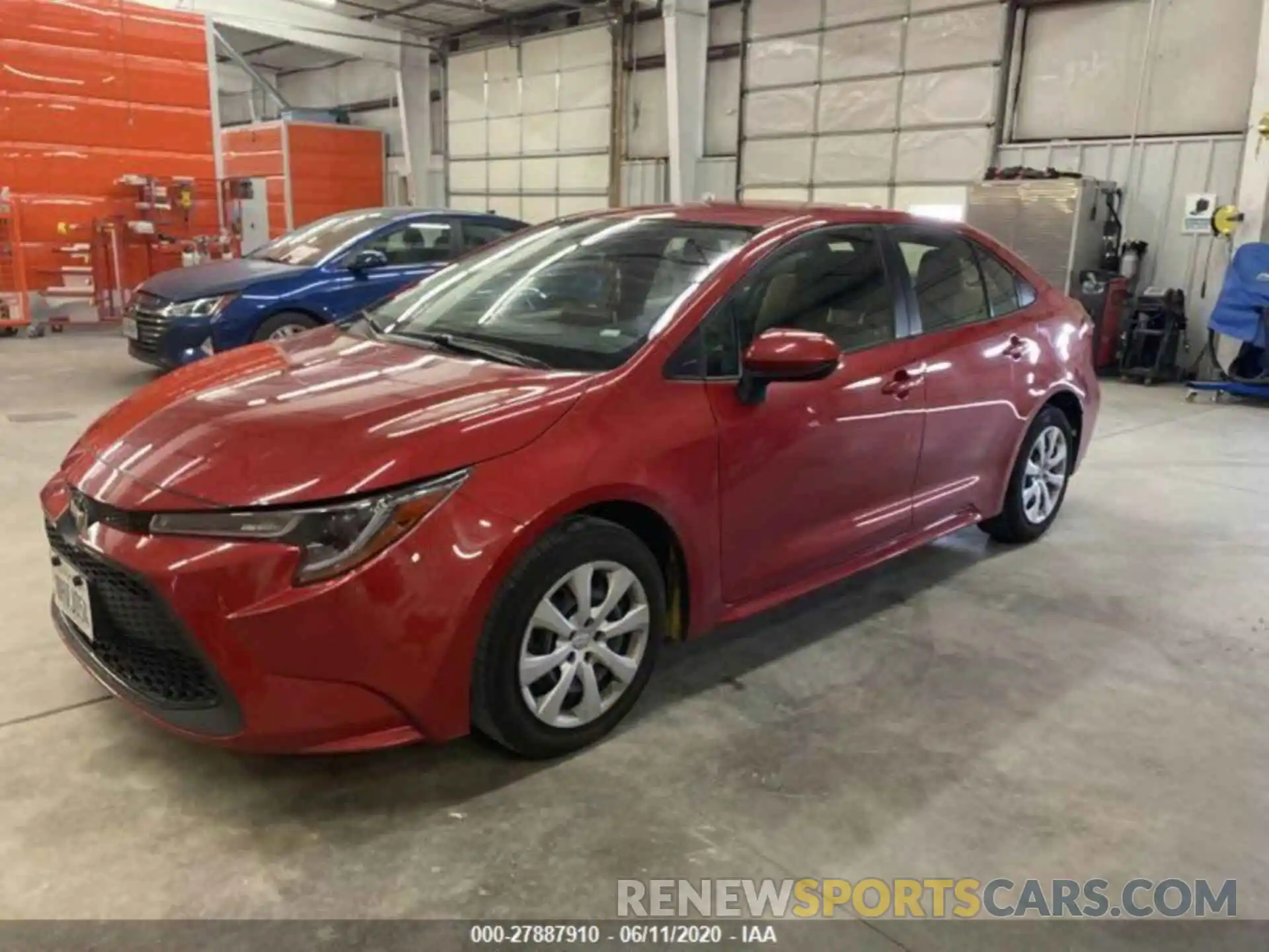 3 Photograph of a damaged car JTDEPRAE0LJ020702 TOYOTA COROLLA 2020