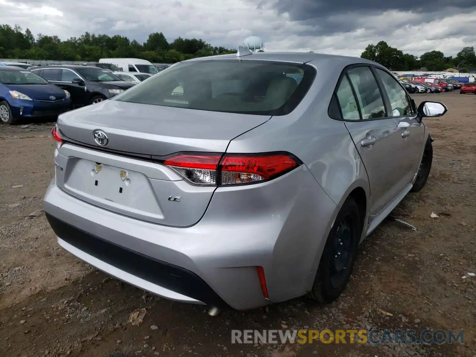 4 Photograph of a damaged car JTDEPRAE0LJ020912 TOYOTA COROLLA 2020