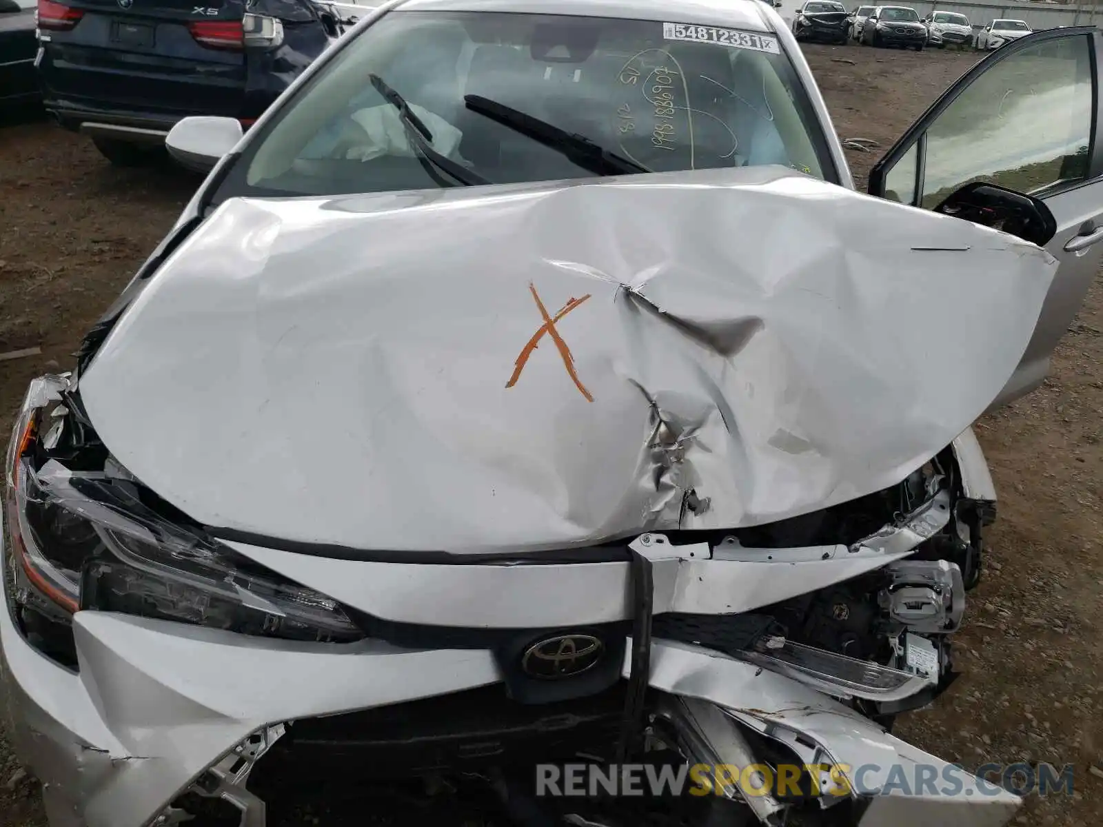 7 Photograph of a damaged car JTDEPRAE0LJ020912 TOYOTA COROLLA 2020