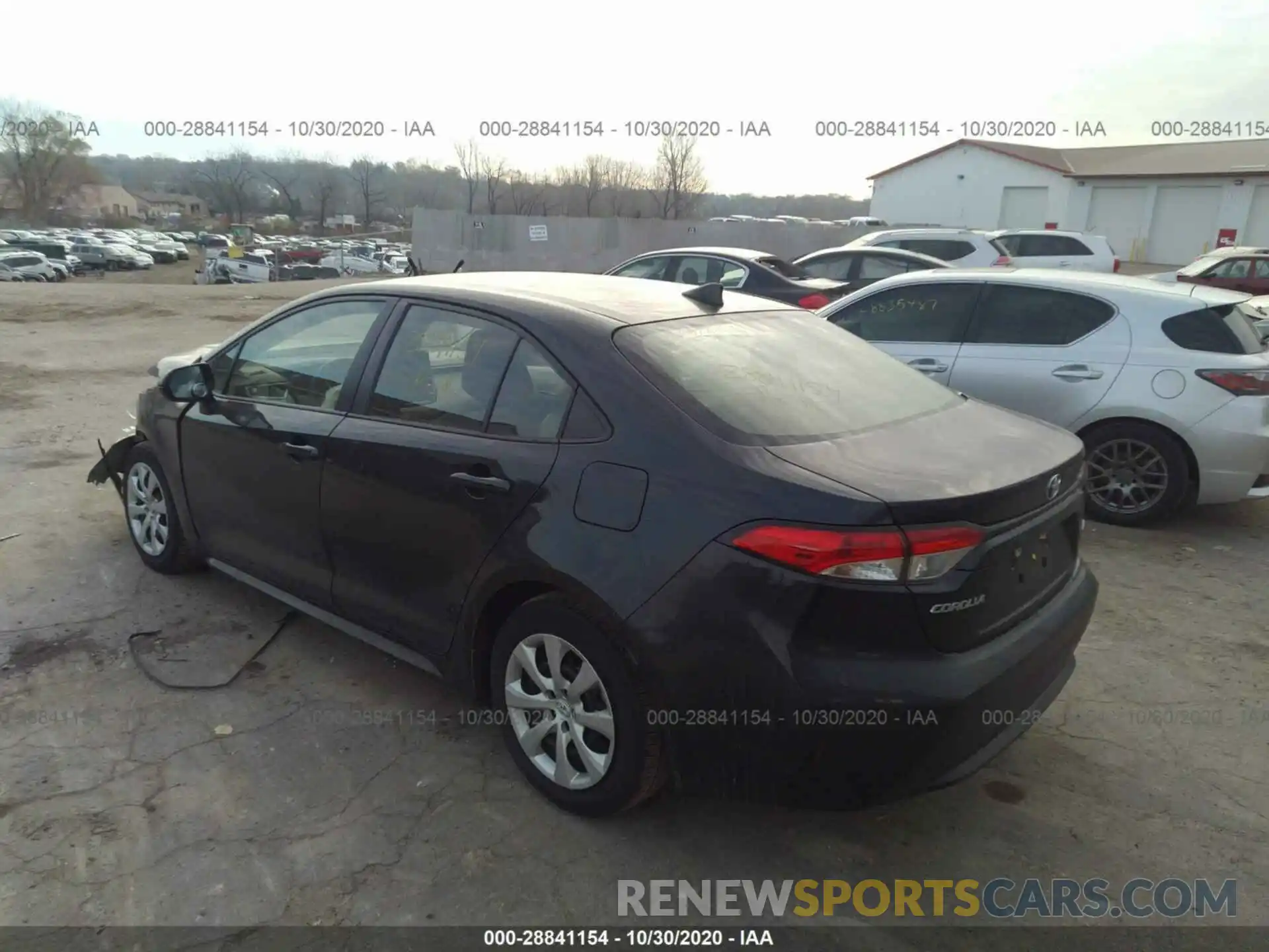 3 Photograph of a damaged car JTDEPRAE0LJ021056 TOYOTA COROLLA 2020