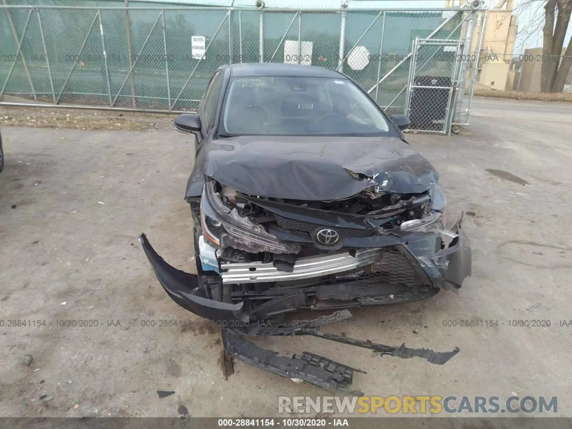 6 Photograph of a damaged car JTDEPRAE0LJ021056 TOYOTA COROLLA 2020