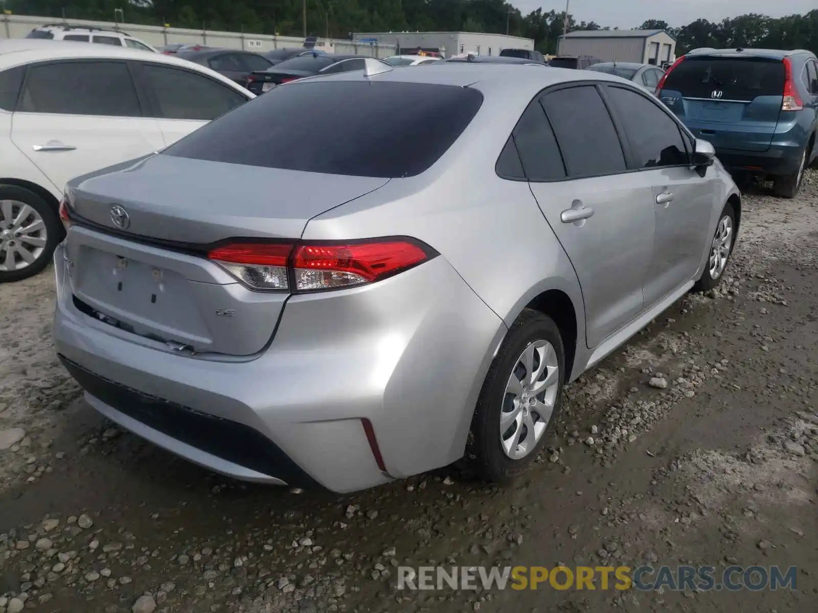 4 Photograph of a damaged car JTDEPRAE0LJ021400 TOYOTA COROLLA 2020