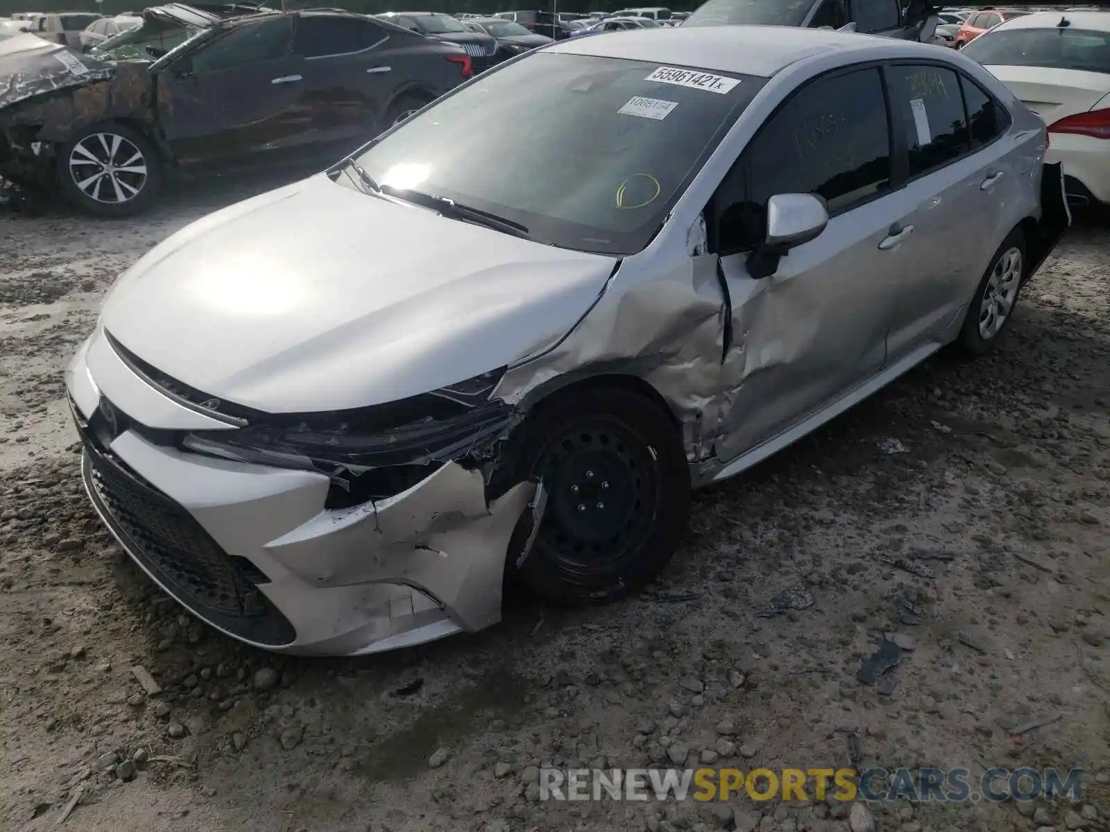 9 Photograph of a damaged car JTDEPRAE0LJ021400 TOYOTA COROLLA 2020