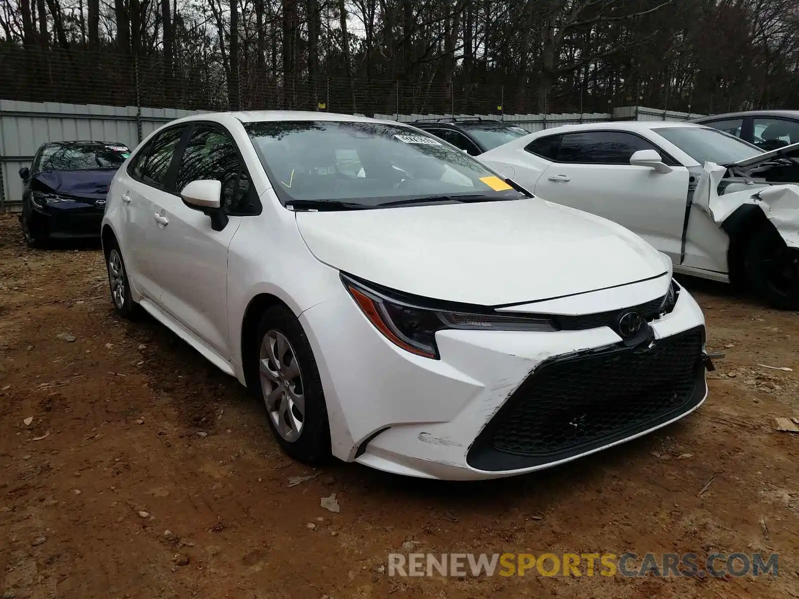 1 Photograph of a damaged car JTDEPRAE0LJ021896 TOYOTA COROLLA 2020