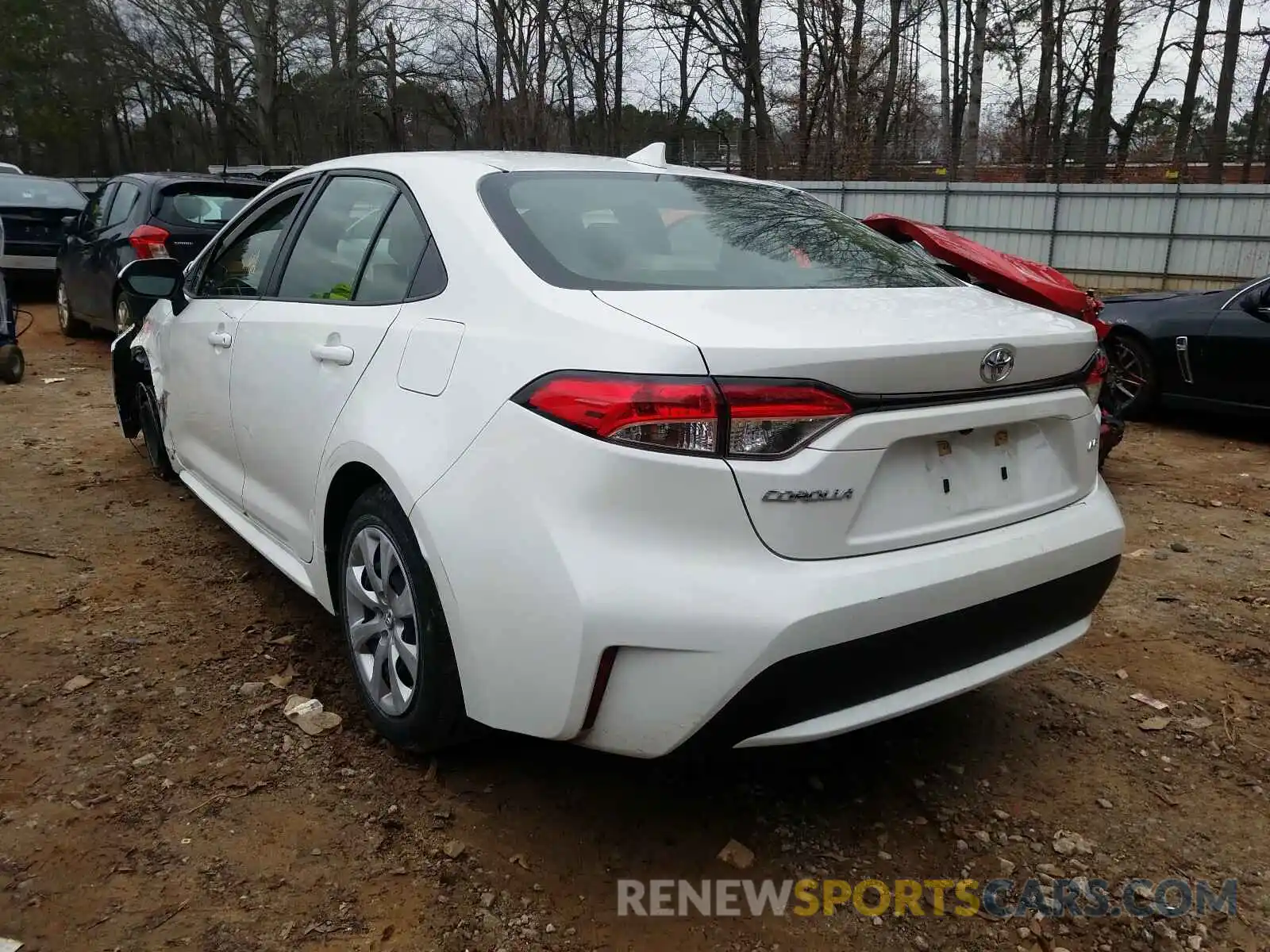 3 Photograph of a damaged car JTDEPRAE0LJ021896 TOYOTA COROLLA 2020