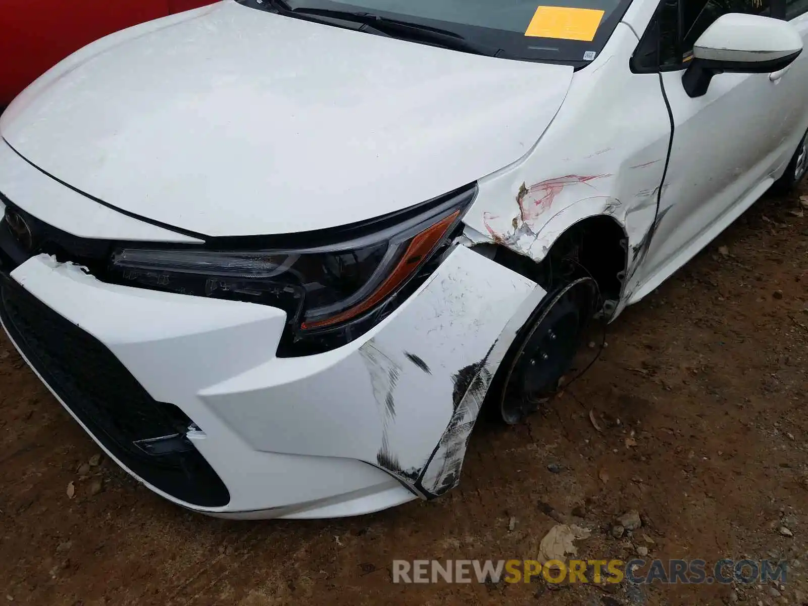 9 Photograph of a damaged car JTDEPRAE0LJ021896 TOYOTA COROLLA 2020