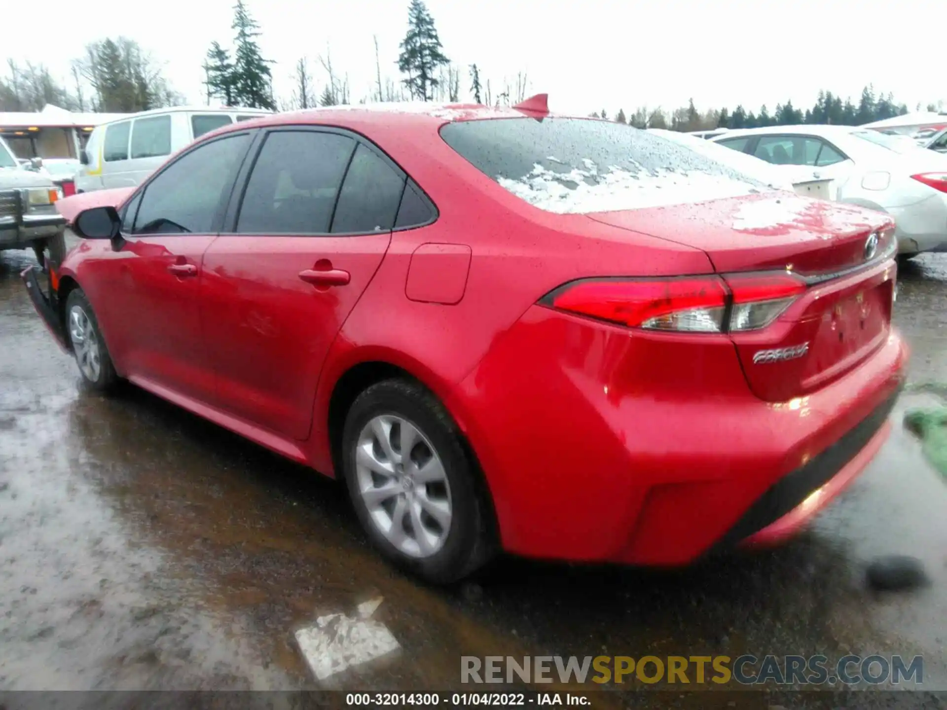 3 Photograph of a damaged car JTDEPRAE0LJ022109 TOYOTA COROLLA 2020