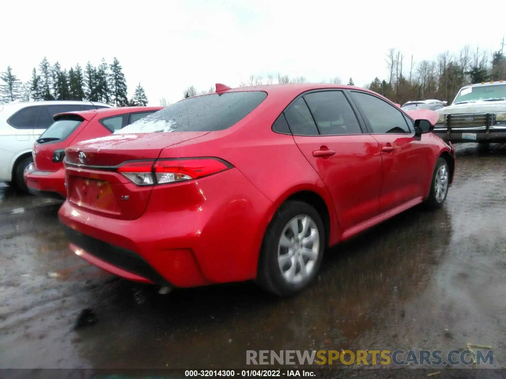 4 Photograph of a damaged car JTDEPRAE0LJ022109 TOYOTA COROLLA 2020