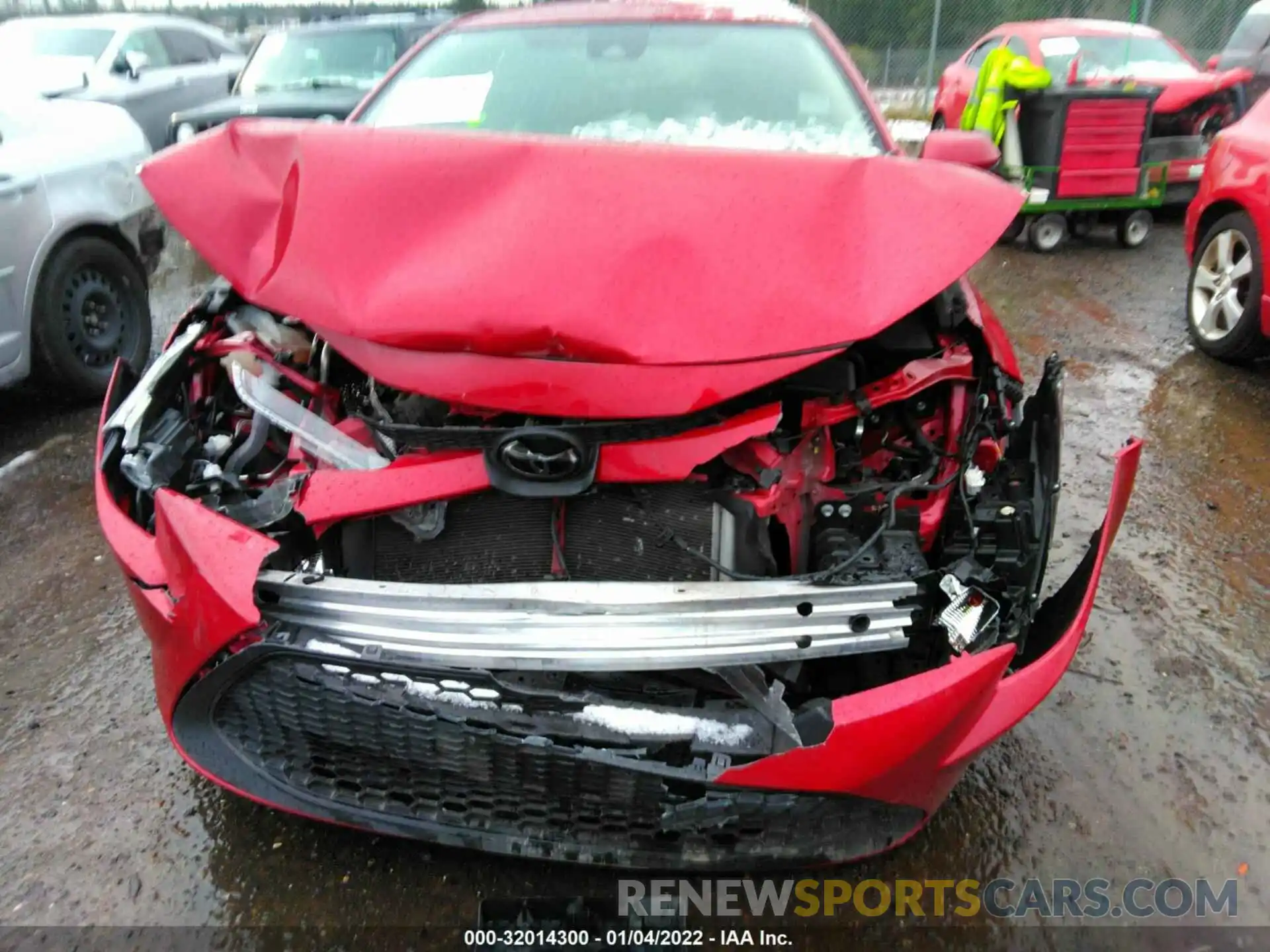 6 Photograph of a damaged car JTDEPRAE0LJ022109 TOYOTA COROLLA 2020