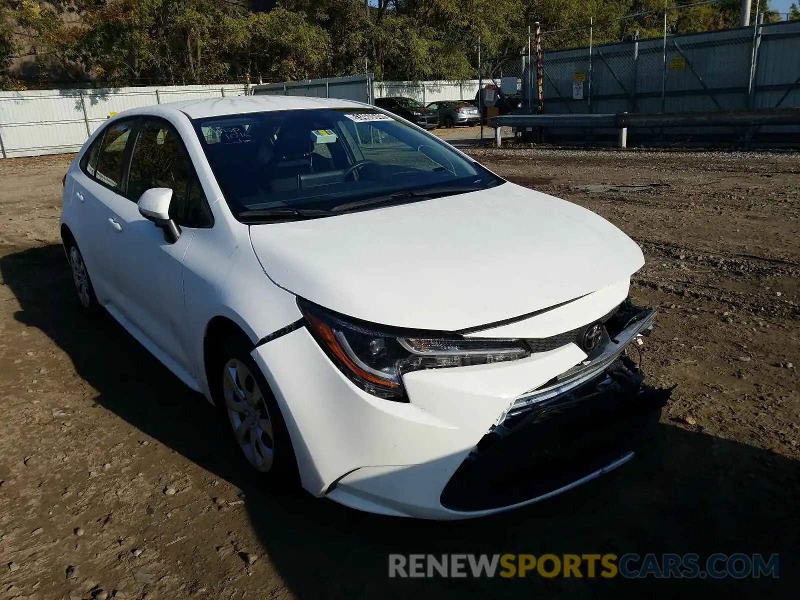 1 Photograph of a damaged car JTDEPRAE0LJ022210 TOYOTA COROLLA 2020