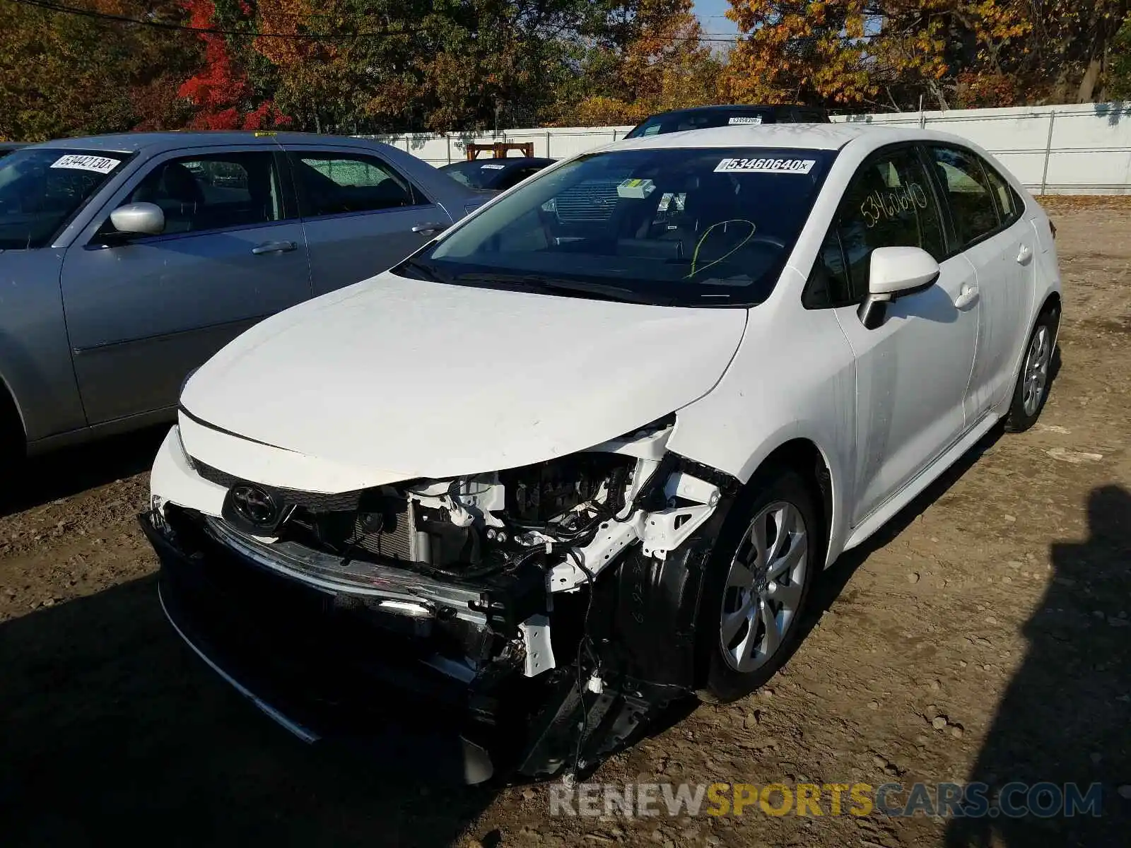 2 Photograph of a damaged car JTDEPRAE0LJ022210 TOYOTA COROLLA 2020