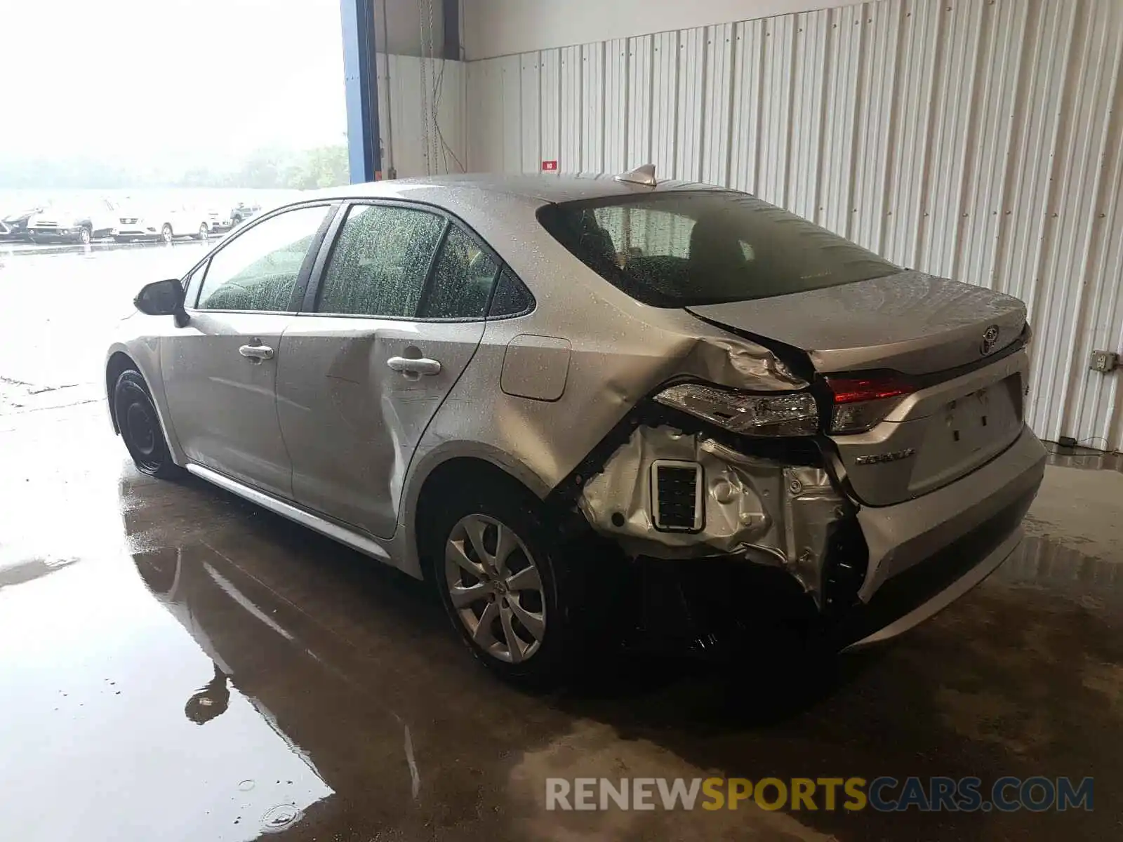 3 Photograph of a damaged car JTDEPRAE0LJ022238 TOYOTA COROLLA 2020