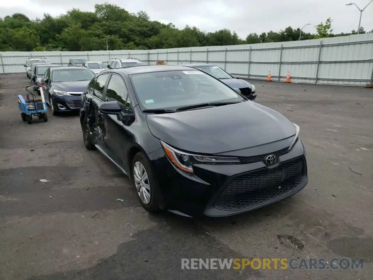 1 Photograph of a damaged car JTDEPRAE0LJ022417 TOYOTA COROLLA 2020