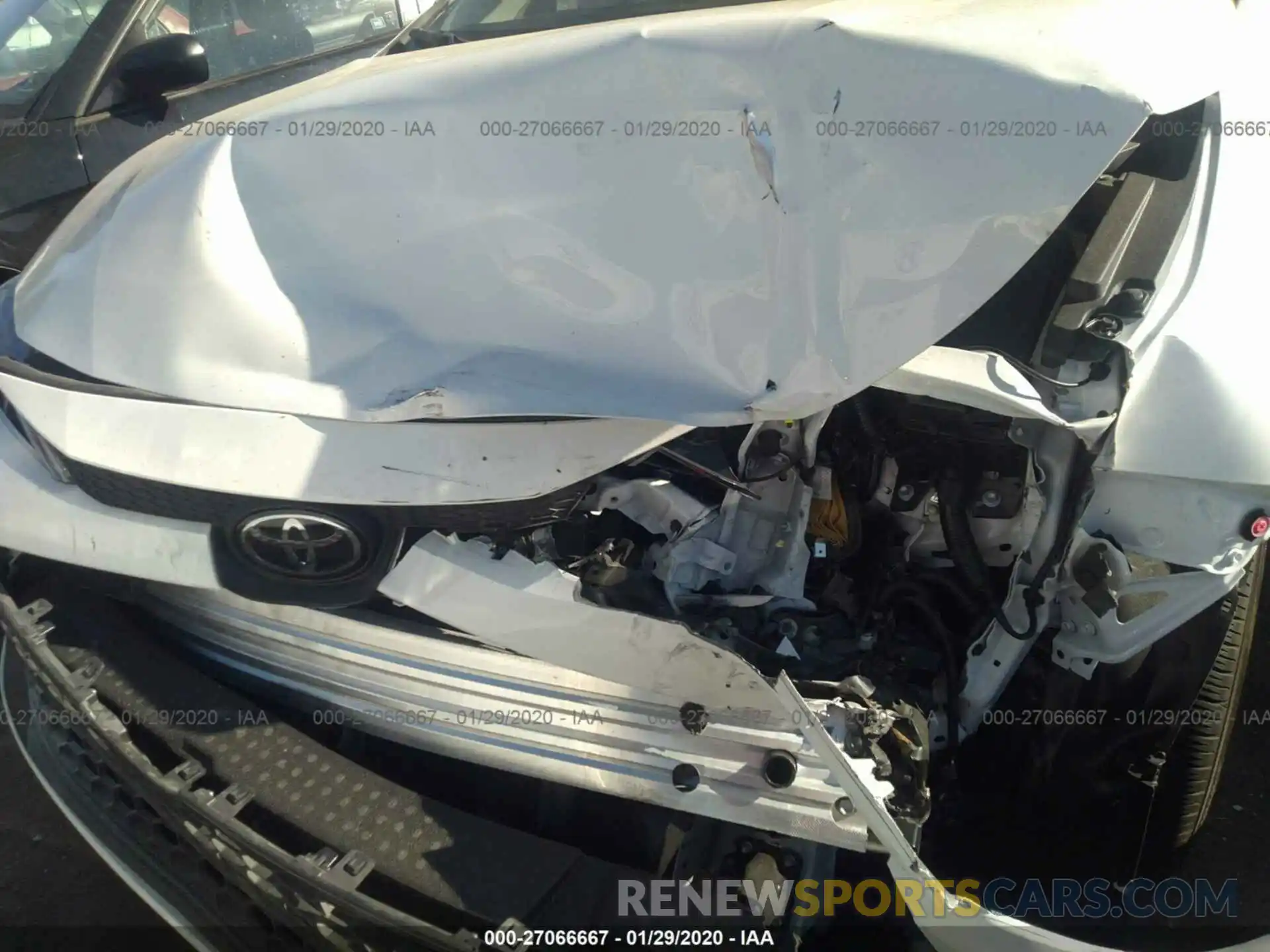 10 Photograph of a damaged car JTDEPRAE0LJ022448 TOYOTA COROLLA 2020