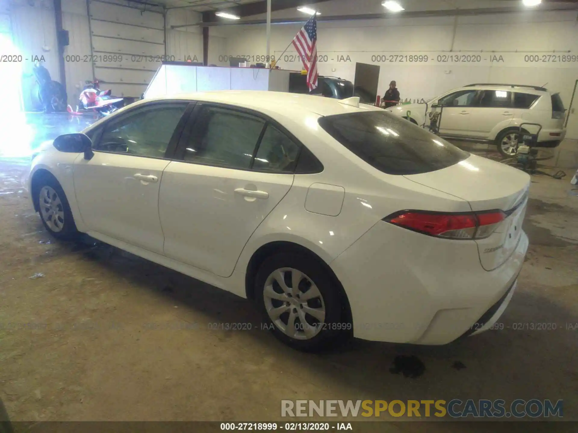 3 Photograph of a damaged car JTDEPRAE0LJ022496 TOYOTA COROLLA 2020