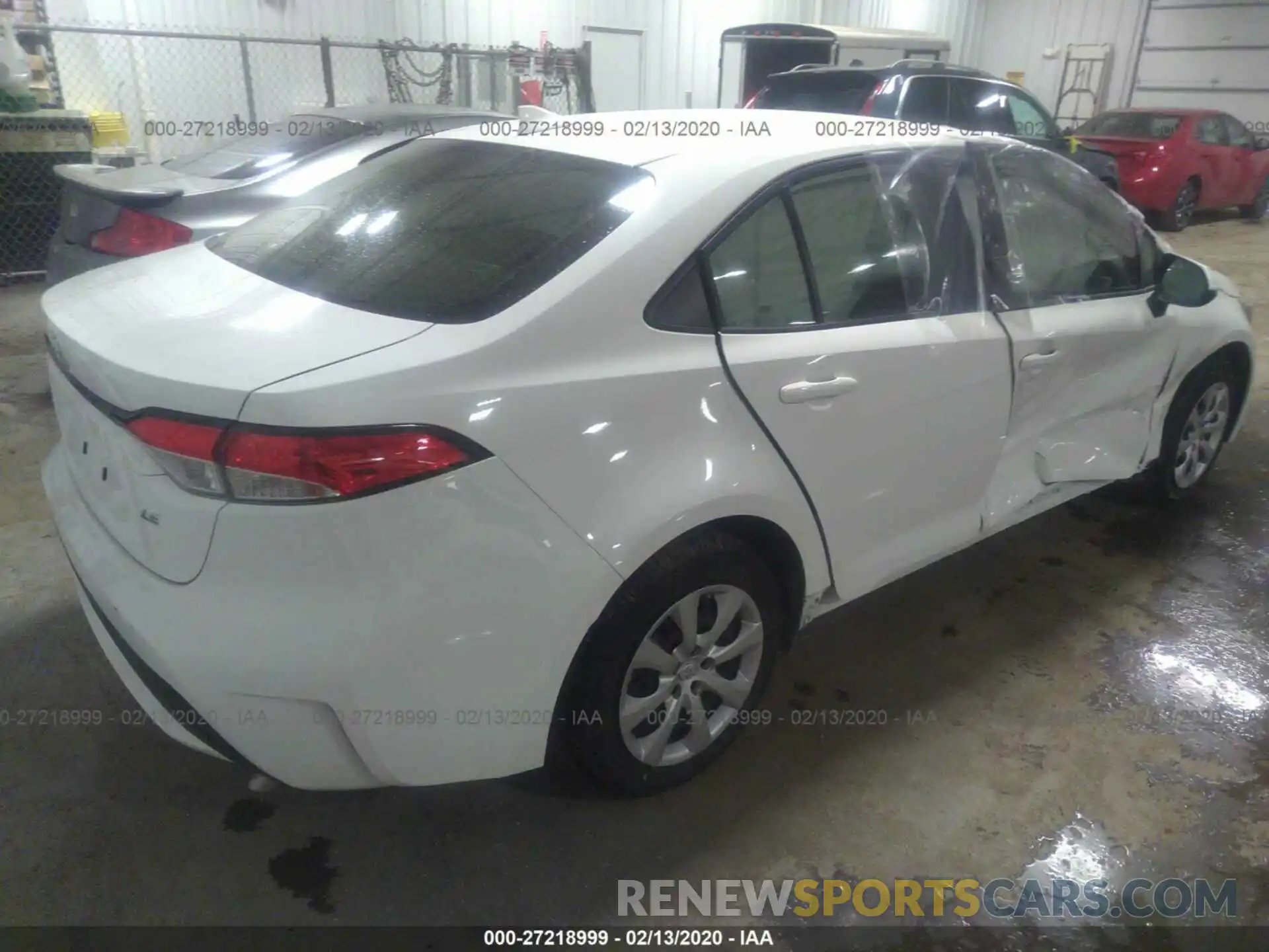 4 Photograph of a damaged car JTDEPRAE0LJ022496 TOYOTA COROLLA 2020