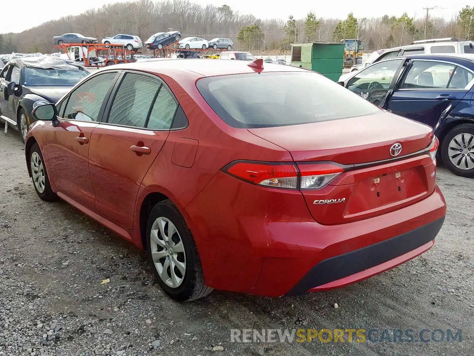 3 Photograph of a damaged car JTDEPRAE0LJ022787 TOYOTA COROLLA 2020