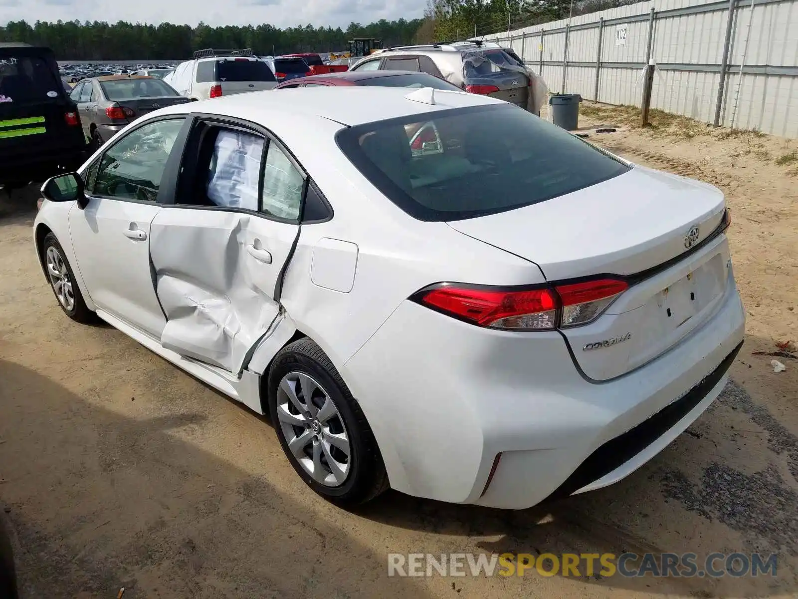 3 Photograph of a damaged car JTDEPRAE0LJ022918 TOYOTA COROLLA 2020