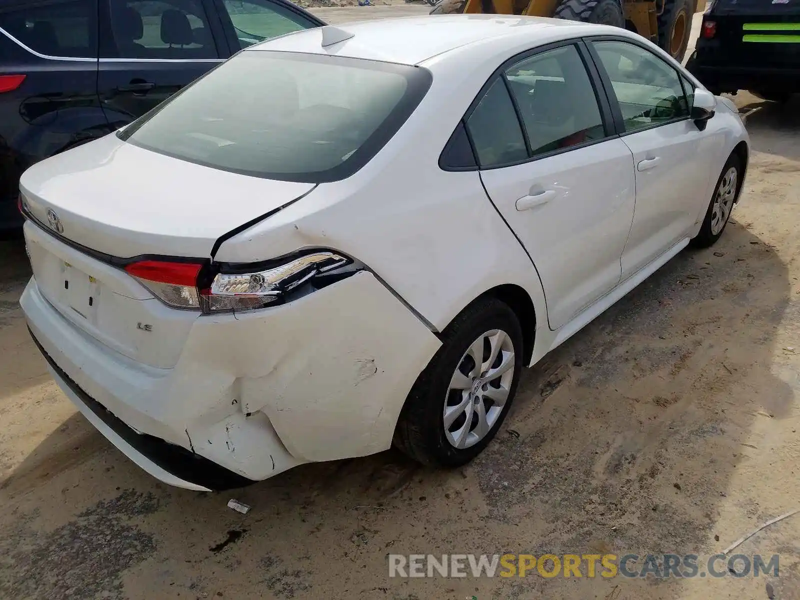 4 Photograph of a damaged car JTDEPRAE0LJ022918 TOYOTA COROLLA 2020