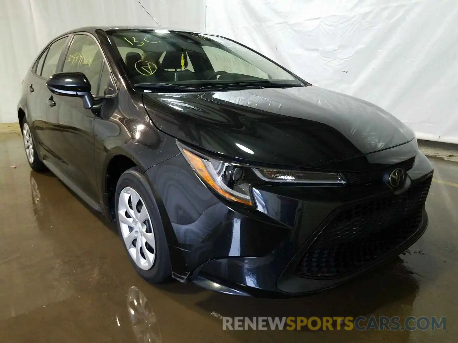 1 Photograph of a damaged car JTDEPRAE0LJ023308 TOYOTA COROLLA 2020