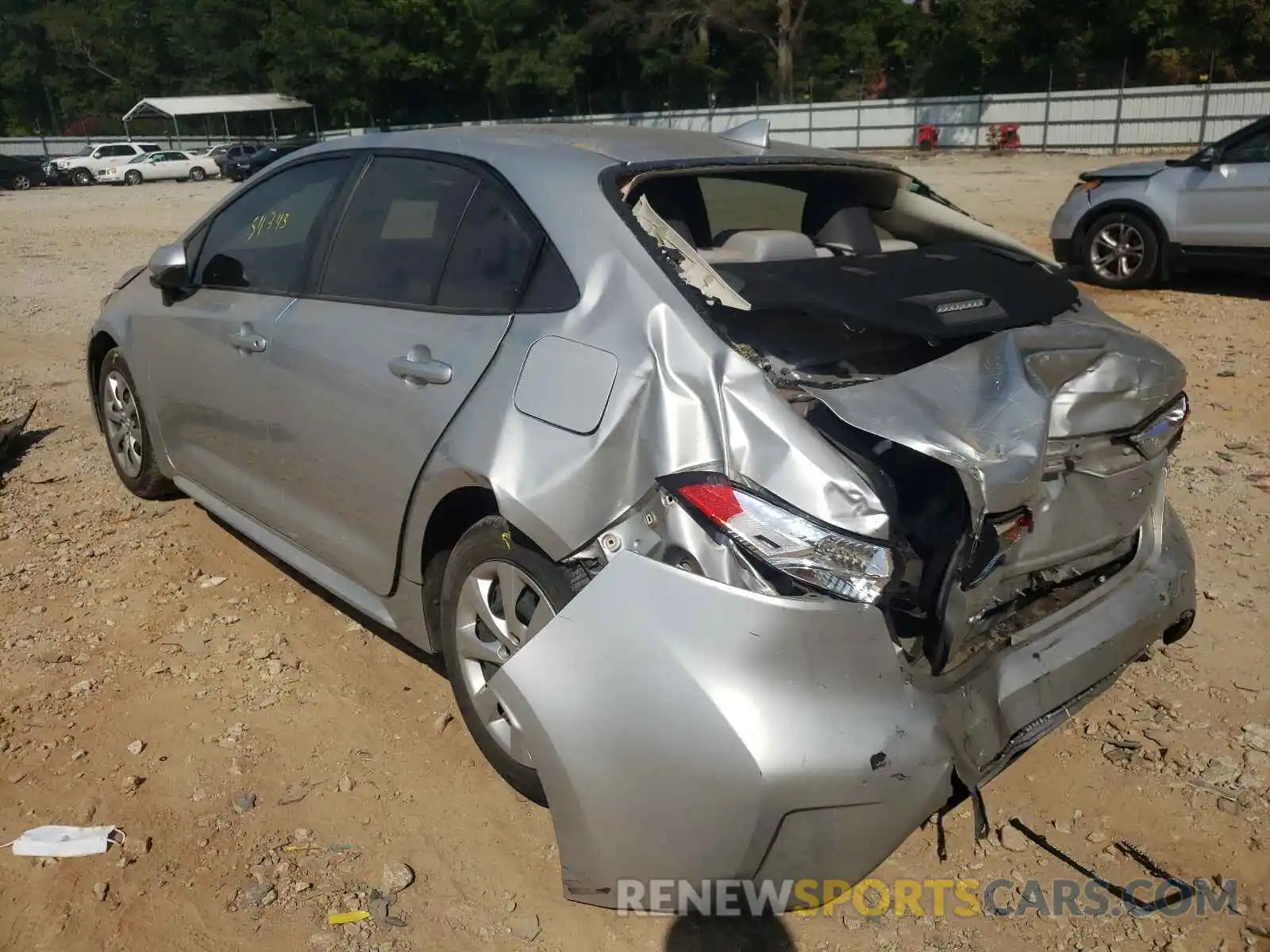 3 Photograph of a damaged car JTDEPRAE0LJ023485 TOYOTA COROLLA 2020