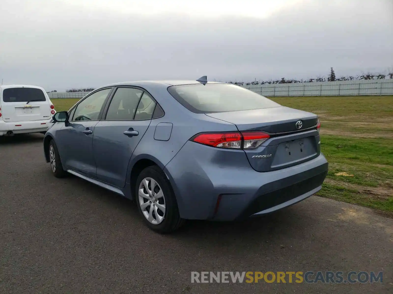 3 Photograph of a damaged car JTDEPRAE0LJ023504 TOYOTA COROLLA 2020